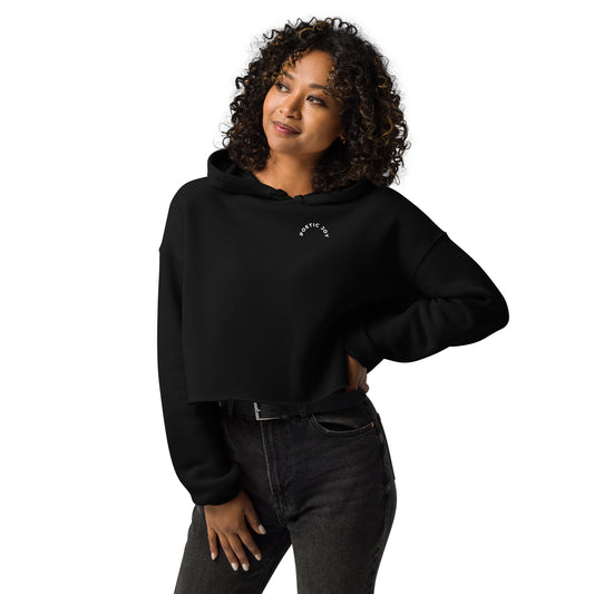 Poetic Joy Crop Hoodie